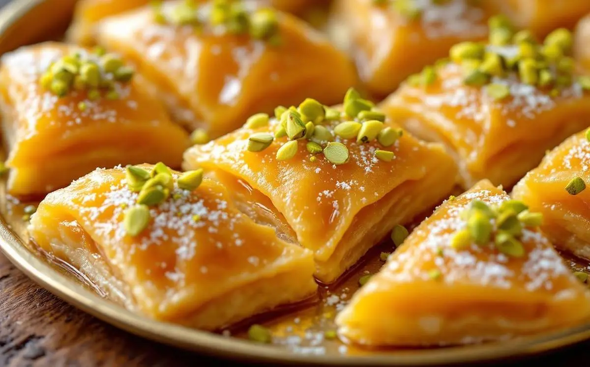 Baklawa aux pistaches