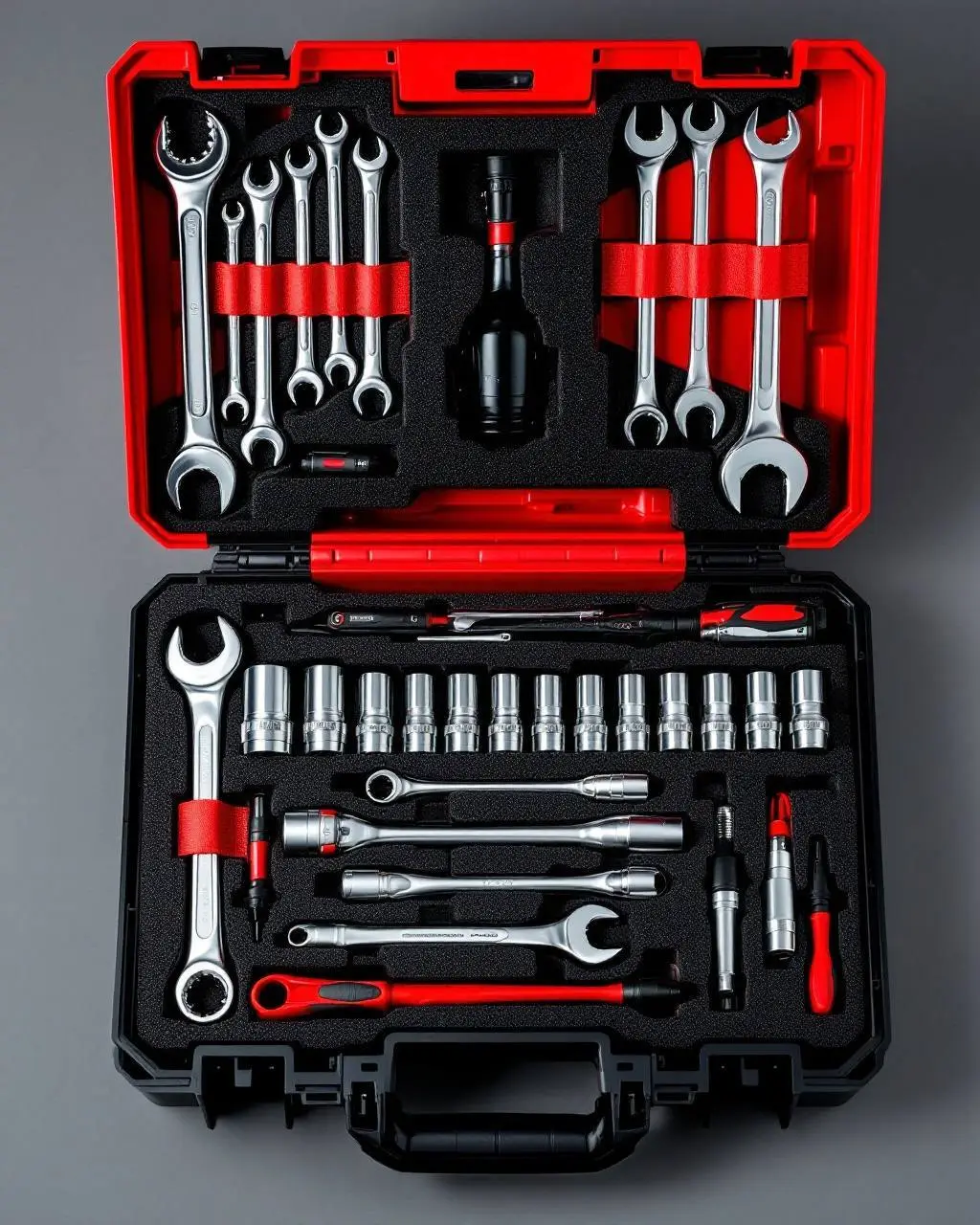 Caisse 108 outils chrome-vanadium