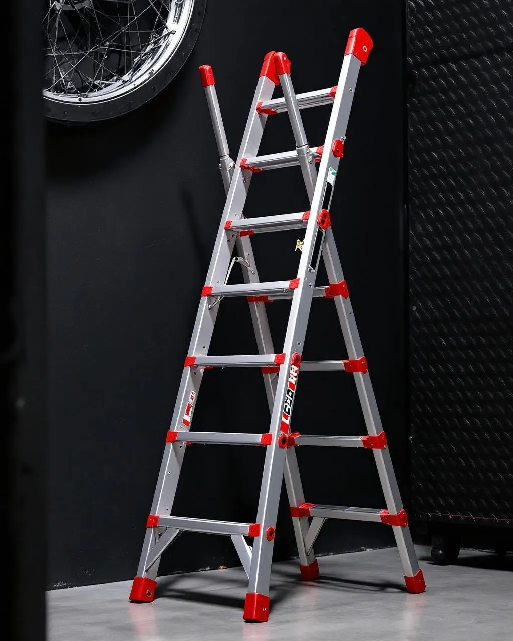 Échelle alu multiposition 4m