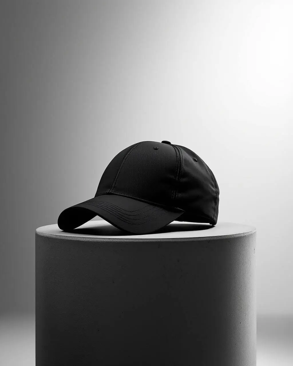 Casquette noire brute