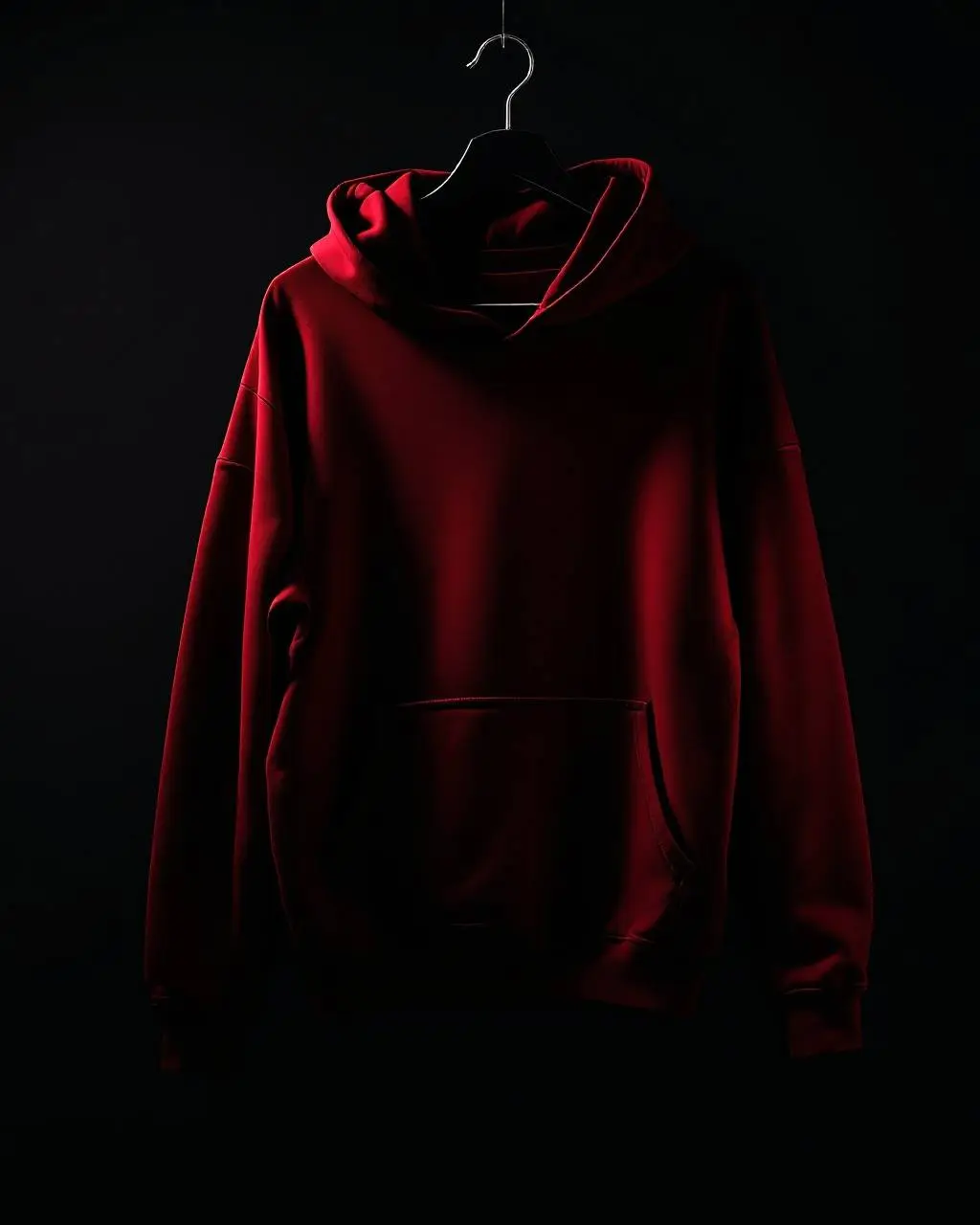 Hoodie oversize bordeaux