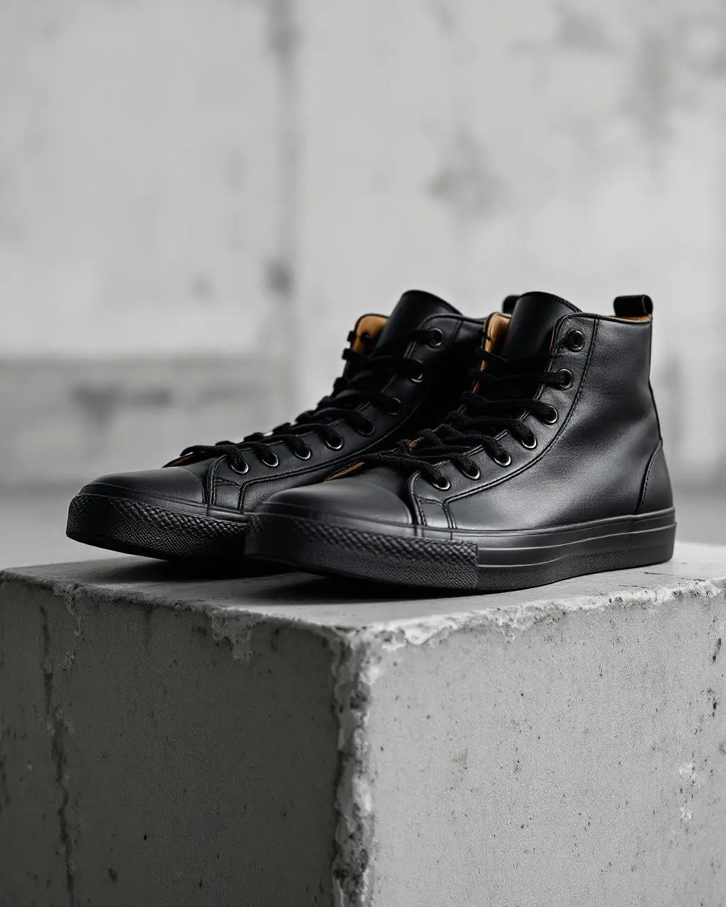 Sneakers montantes cuir