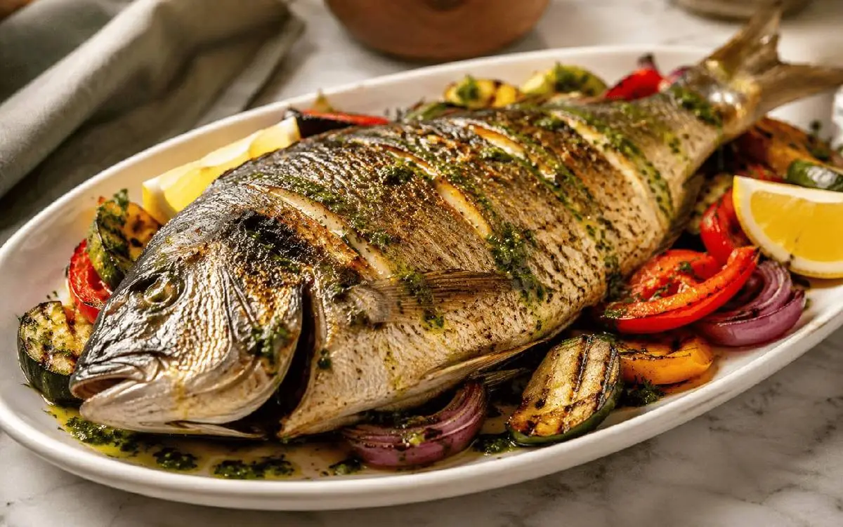 Dorade royale grillée