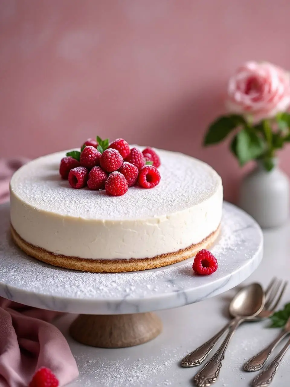 Cheesecake framboise